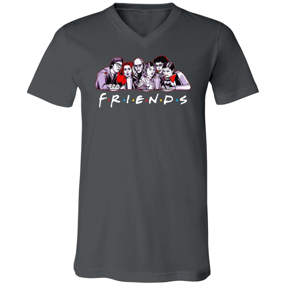 Unisex V-Neck T-Shirt - 3MB9EX6V - Asphalt - 12