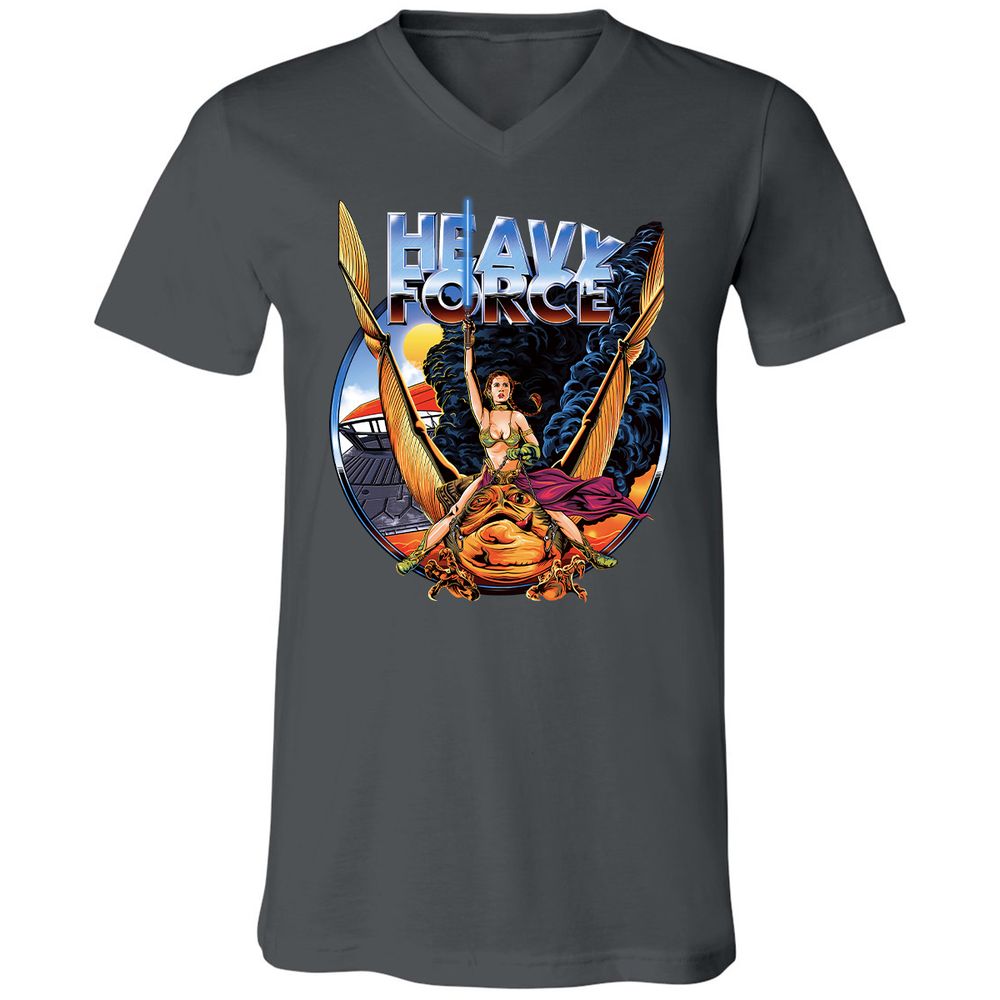 Unisex V-Neck T-Shirt - C8TF8832 - Asphalt - 12