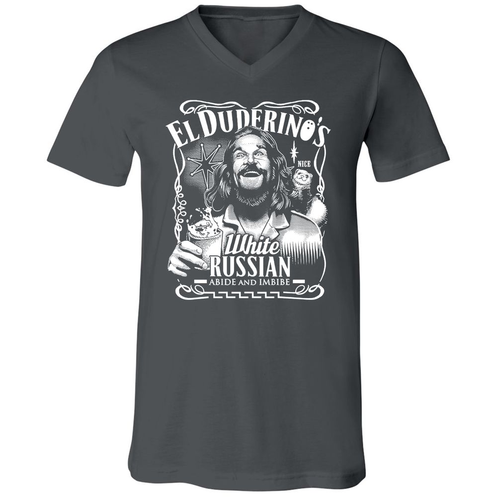Unisex V-Neck T-Shirt - N6GJN2GX - Asphalt - 12