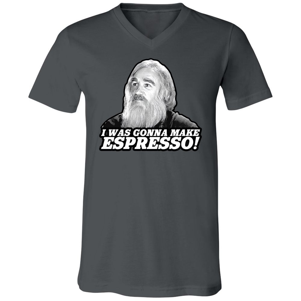 Unisex V-Neck T-Shirt - 34C86UGB - Asphalt - 12