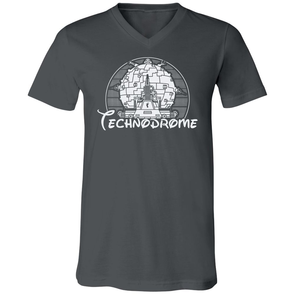 Unisex V-Neck T-Shirt - YPTNS416 - Asphalt - 12