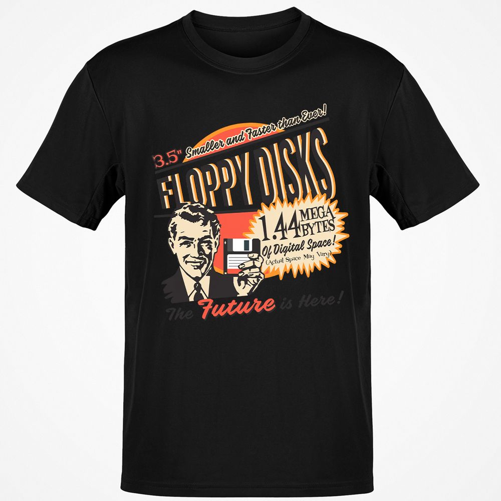 Floppy Disk Retro - Black - 12