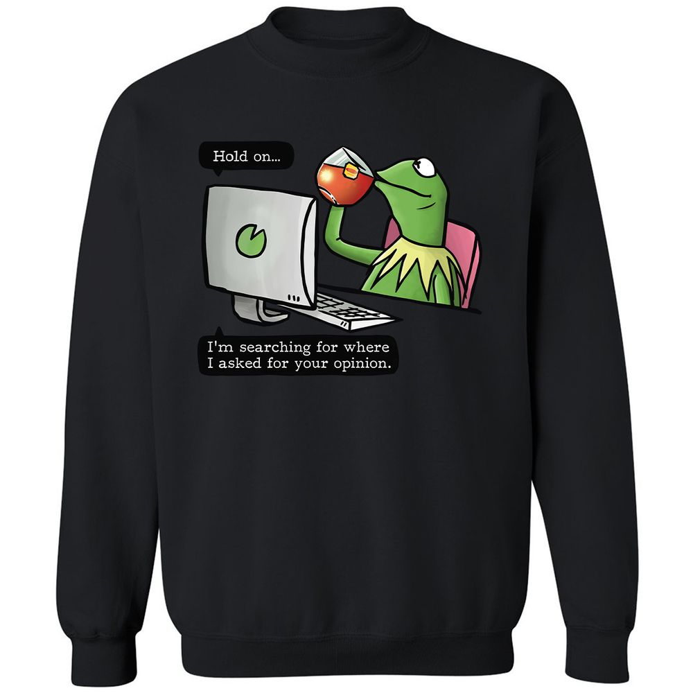 Classic Unisex Sweatshirt - RYPUQ8AD - Black - 12
