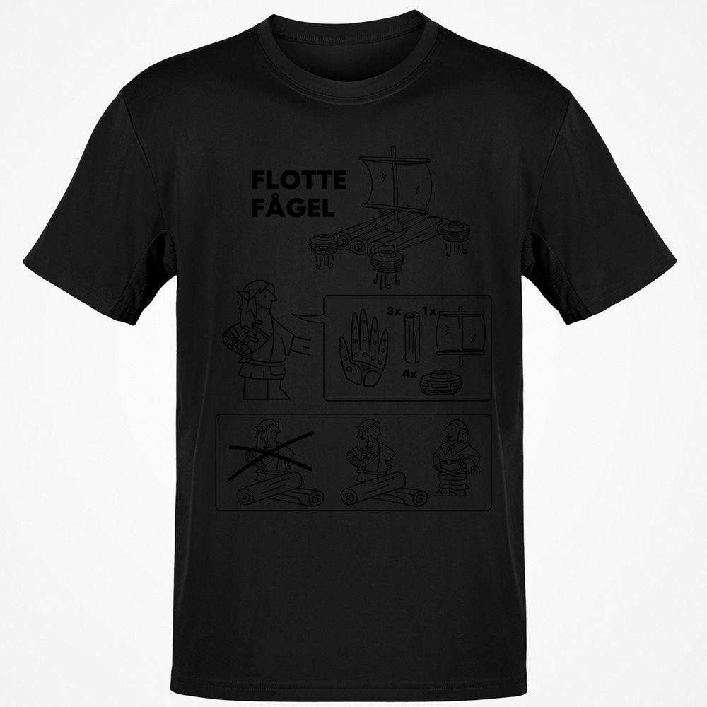 Classic Unisex T-Shirt - BKJJWWKX - Black - 12