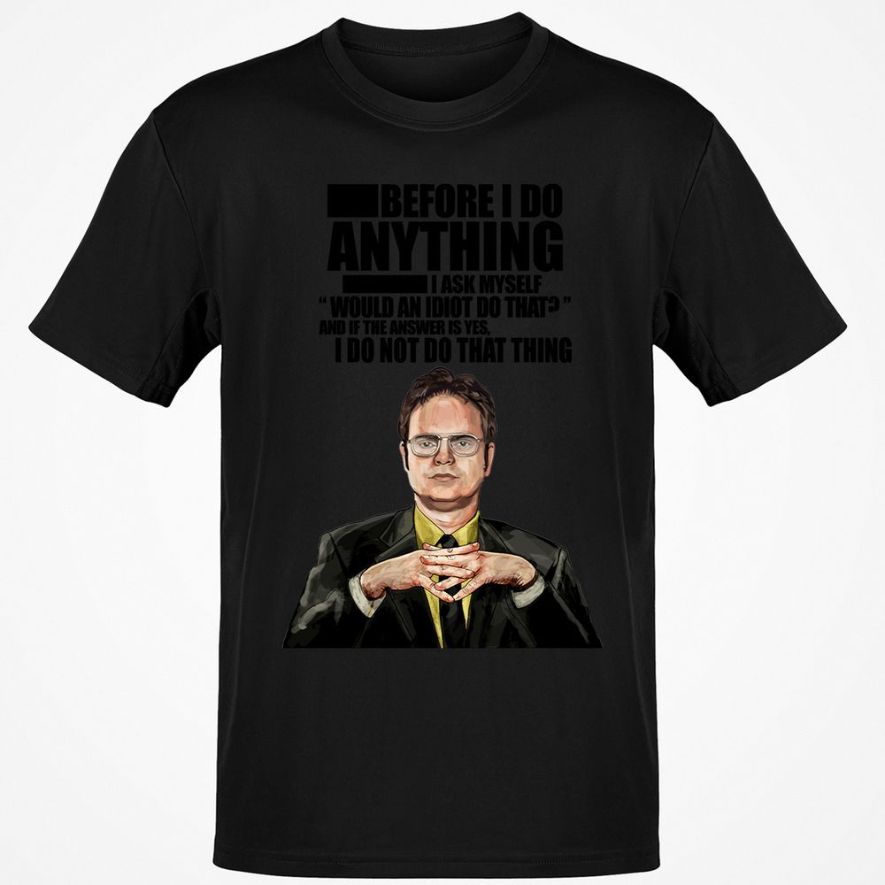 Classic Unisex T-Shirt - V2S5LW9W - Black - 12