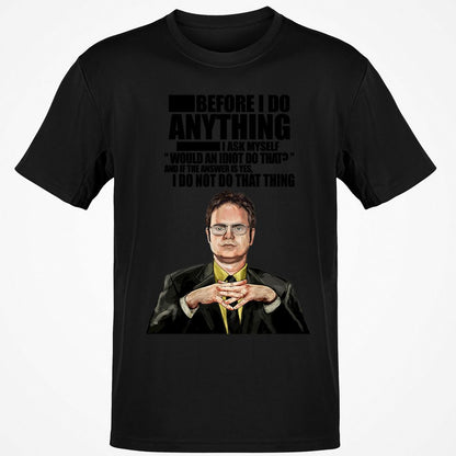 Classic Unisex T-Shirt - V2S5LW9W - Black - 12