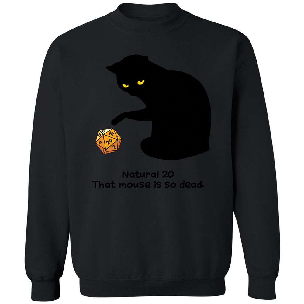 Classic Unisex Sweatshirt - G6YU7NBM - Black - 12