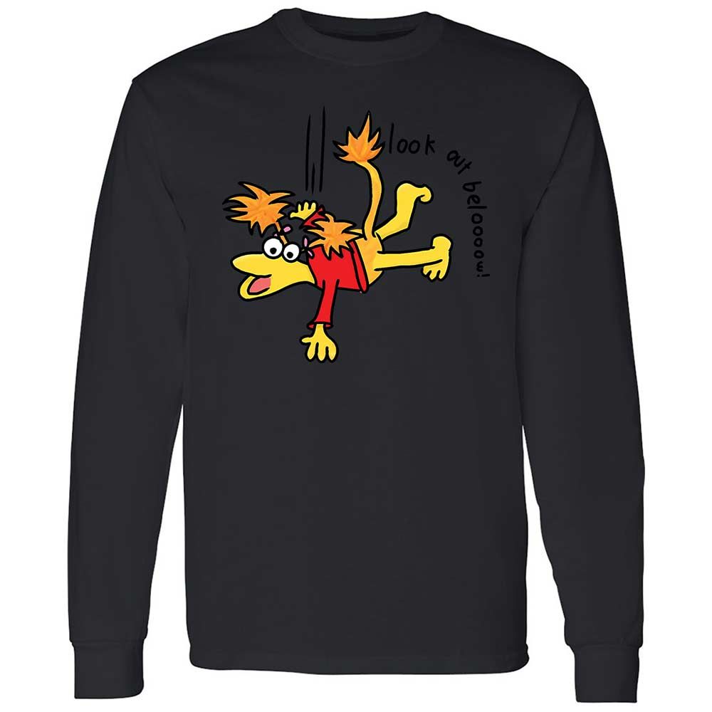 Long Sleeve T-Shirt - 3PC8X2QA - Black - 12