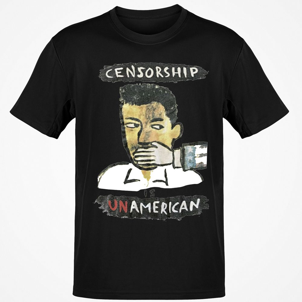 Censorship is Unamerican - Black - 12