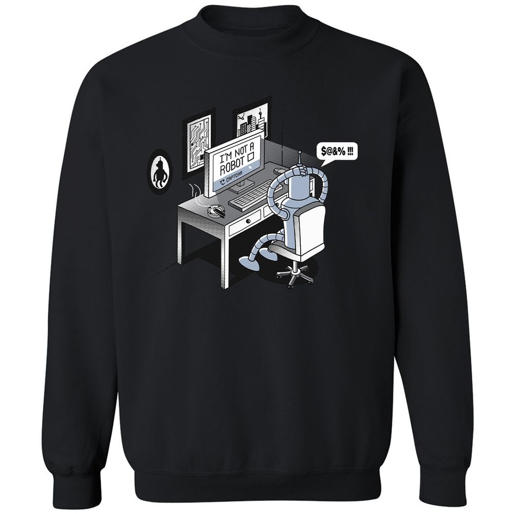 Classic Unisex Sweatshirt - F7SFQ7GG - Black - 12