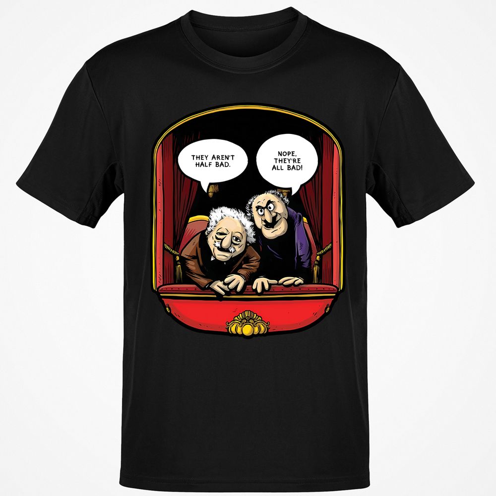 Statler and Waldorf (All Bad) - Black - 12