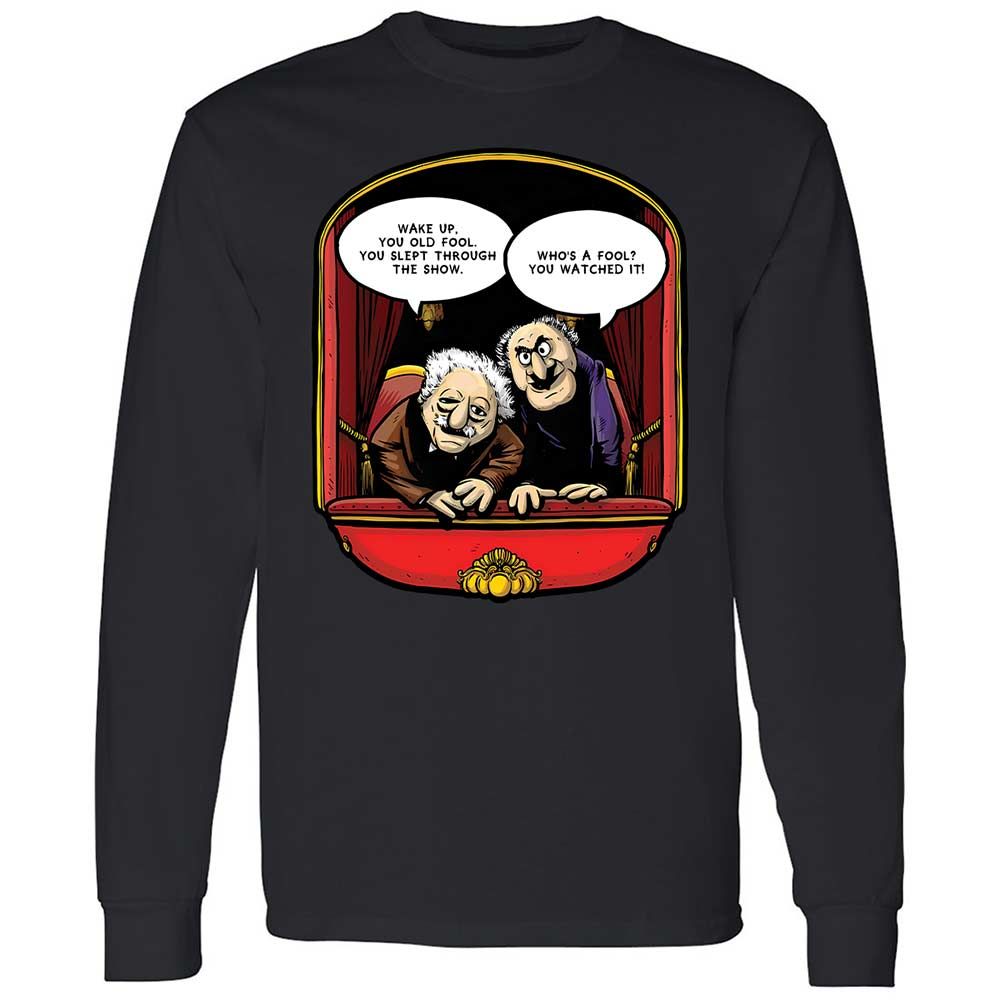 Statler and Waldorf (Wake Up) - Black - 12