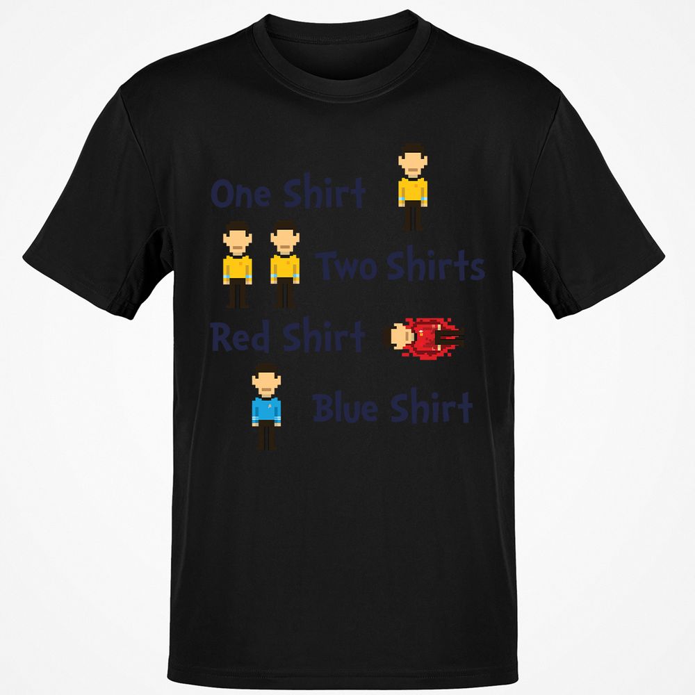 Red Shirt, Blue Shirt - Black - 12