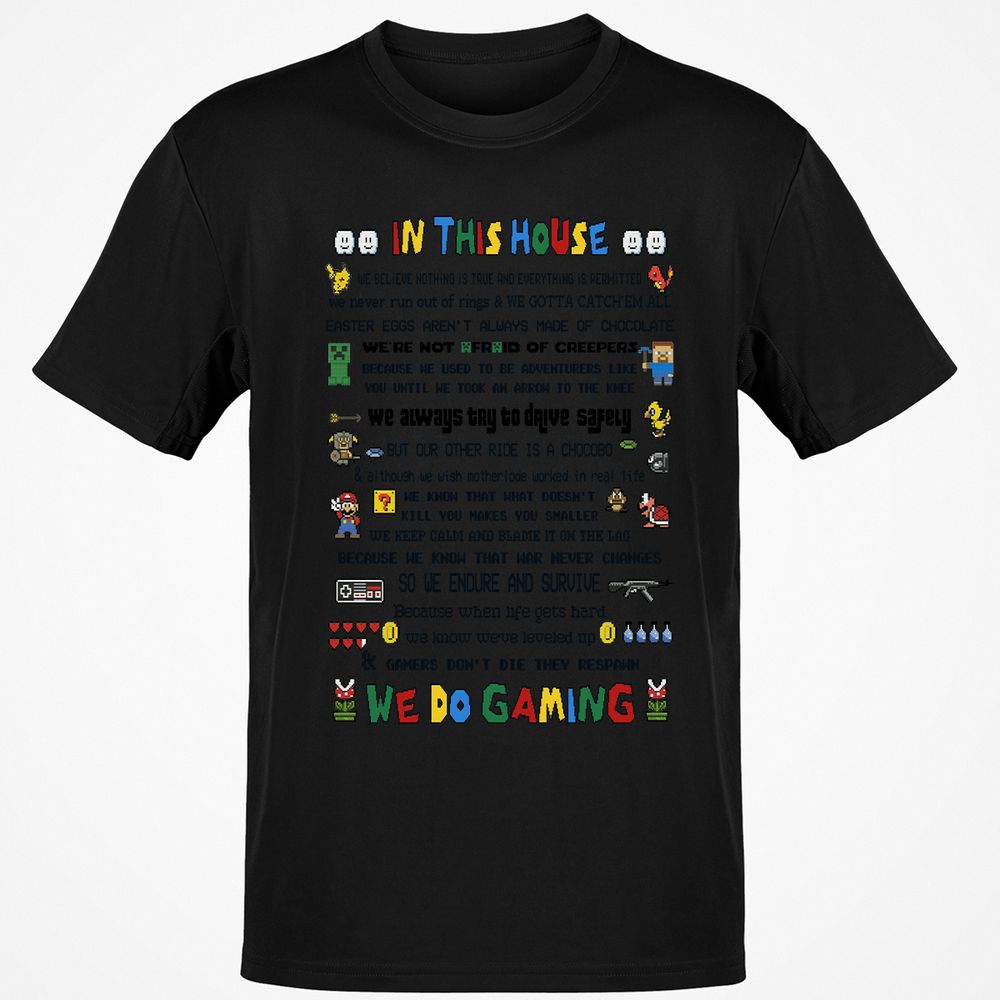 Classic Unisex T-Shirt - JVFK4642 - Black - 12