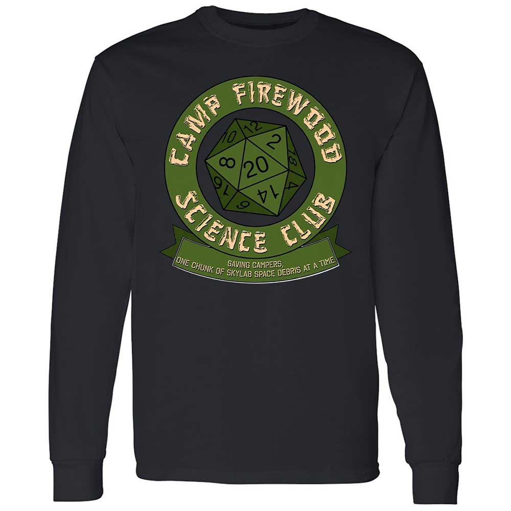 Camp Firewood Science Club - Black - 12