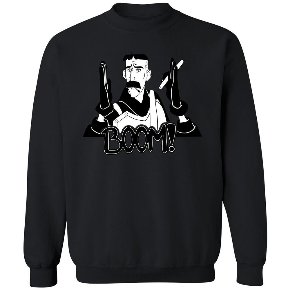 Classic Unisex Sweatshirt - LRGQT1U6 - Black - 12