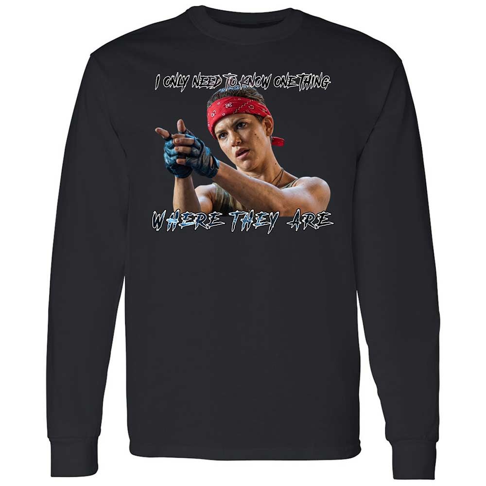 Long Sleeve T-Shirt - PENPABY4 - Black - 12