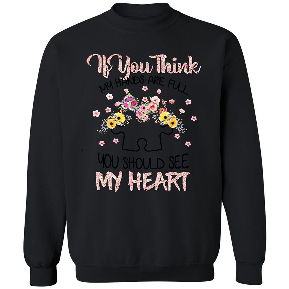 Classic Unisex Sweatshirt - A7D1E9WD - Black - 12