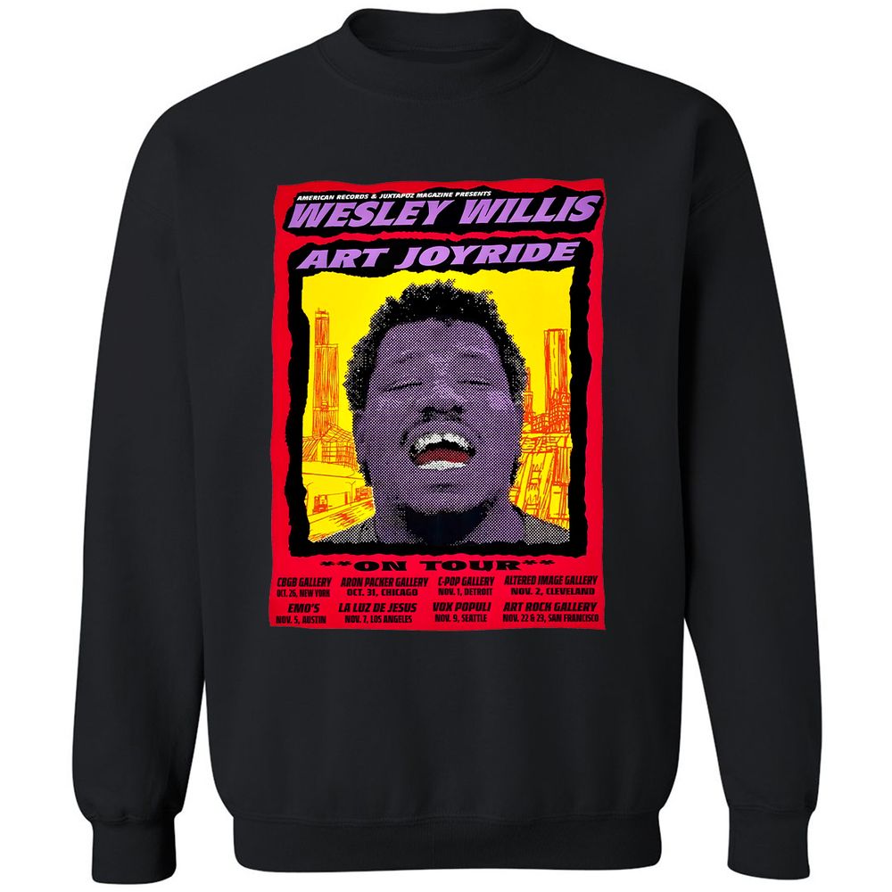 WESLEY WILLIS - ART JOYRIDE - Black - 12