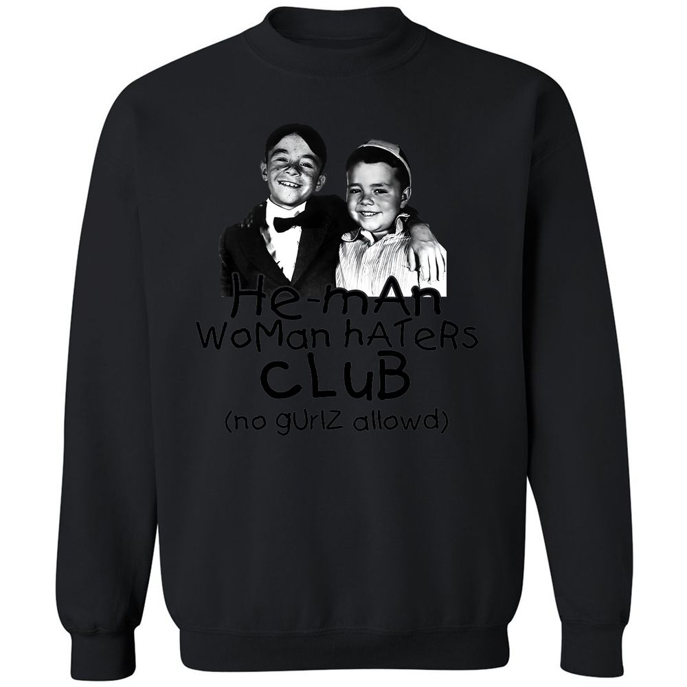 Classic Unisex Sweatshirt - 2BZQXFFH - Black - 12