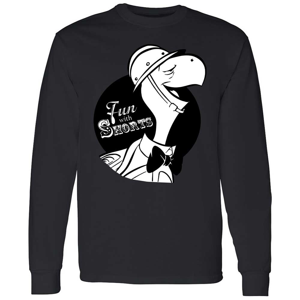 Long Sleeve T-Shirt - VDRB5KY8 - Black - 12