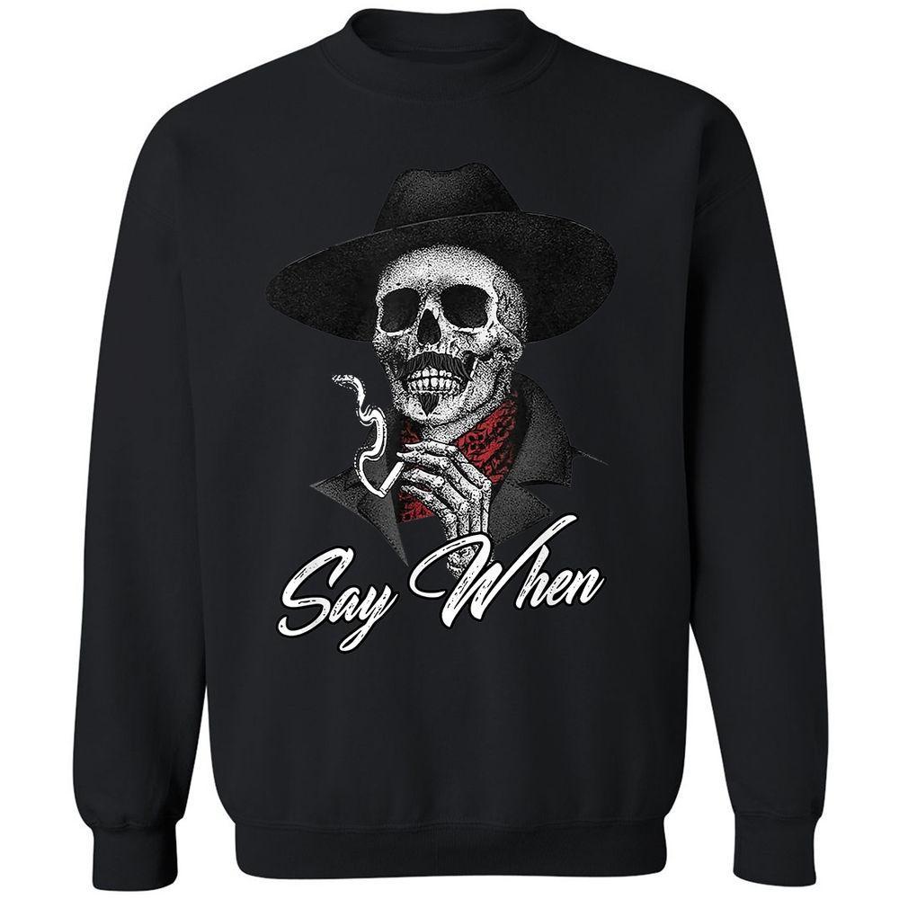 Classic Unisex Sweatshirt - PWL3MBLH - Black - 12
