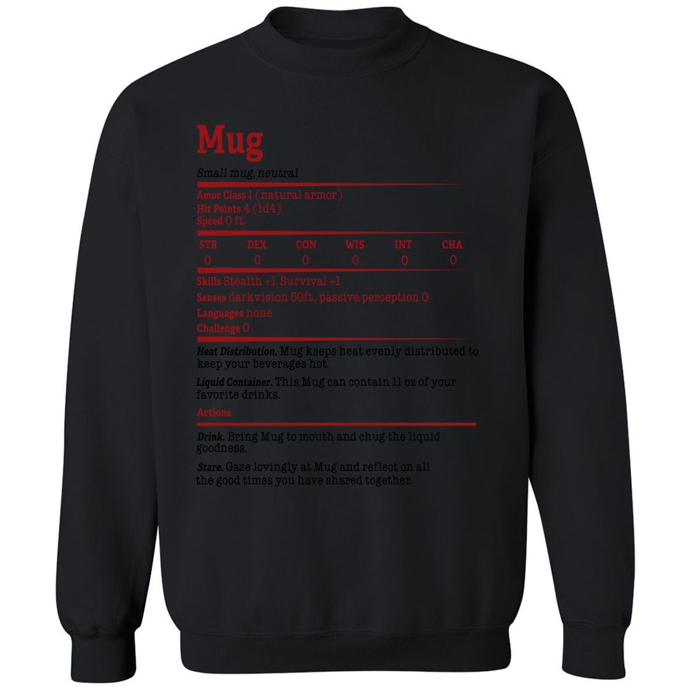 Classic Unisex Sweatshirt - X88NG3P1 - Black - 12