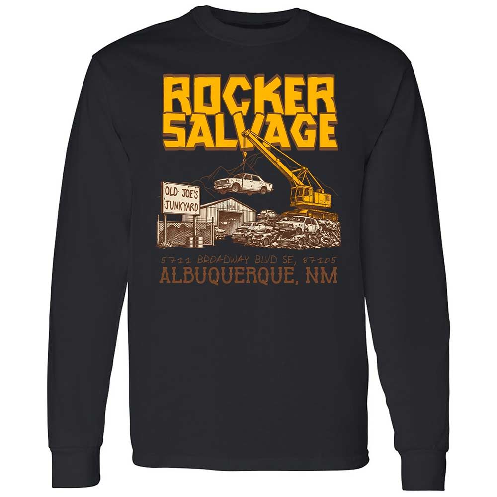 Long Sleeve T-Shirt - 9B49SAX6 - Black - 12
