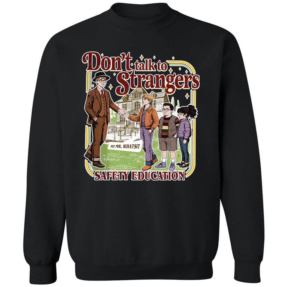Classic Unisex Sweatshirt - X6TS76DU - Black - 12