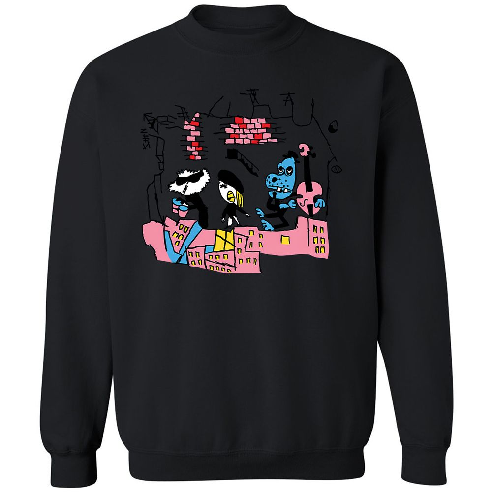 Classic Unisex Sweatshirt - YUB7WH7H - Black - 12