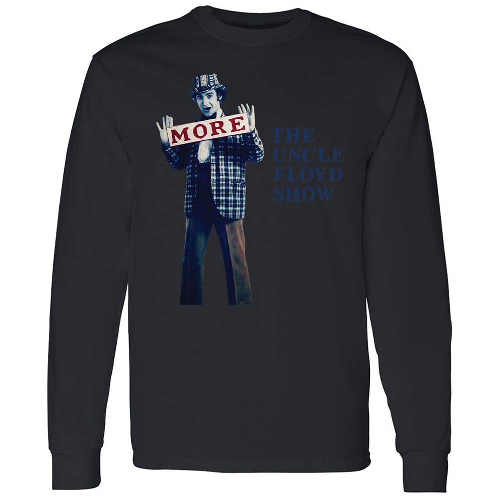 Long Sleeve T-Shirt - Y99SUHXW - Black - 12