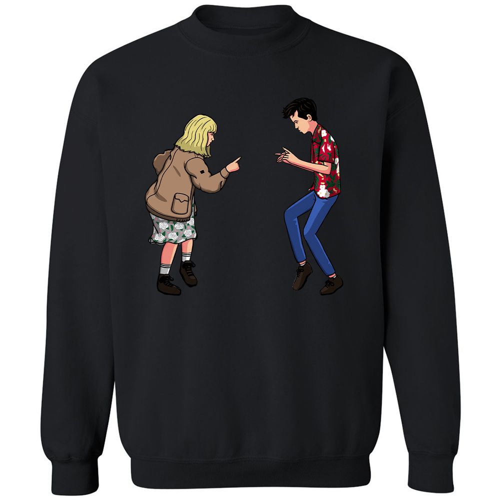 Classic Unisex Sweatshirt - C7UL1B9F - Black - 12