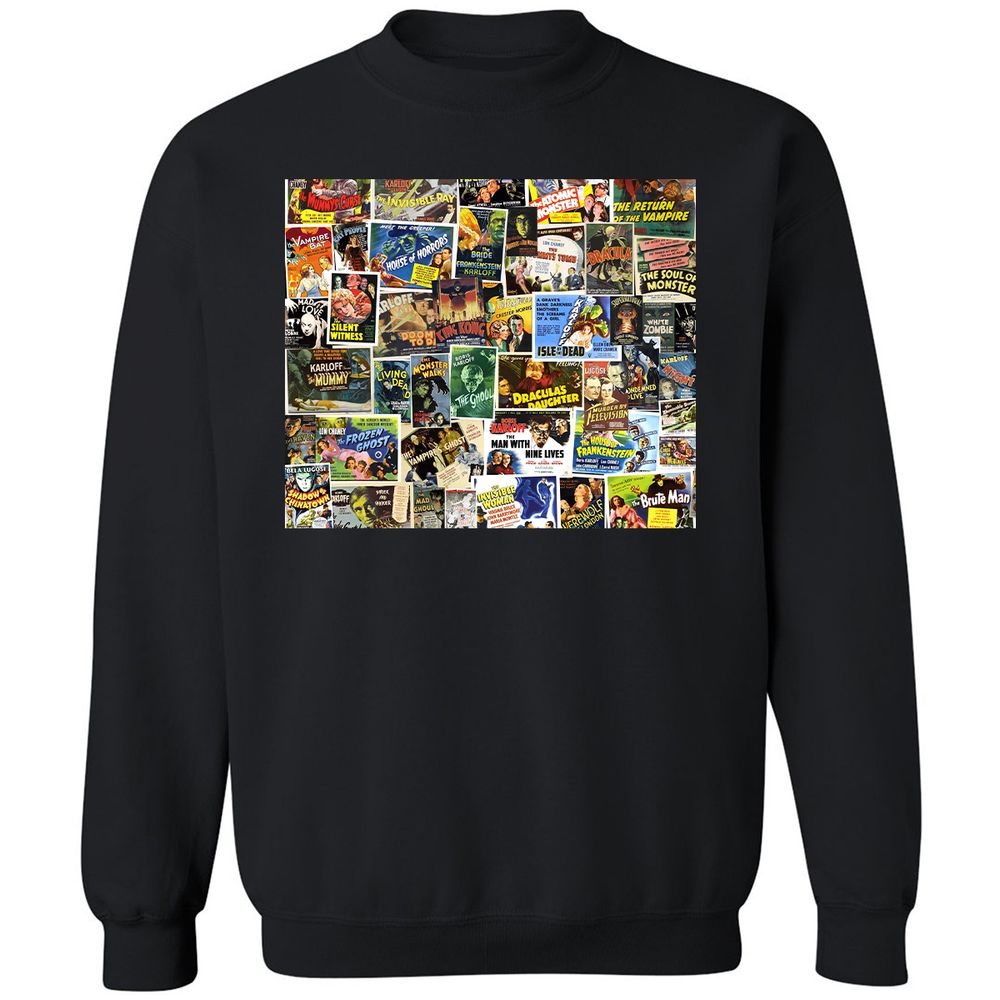 Classic Unisex Sweatshirt - AQUCBX3Z - Black - 12