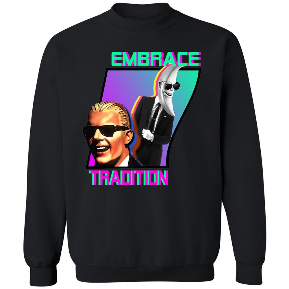 Classic Unisex Sweatshirt - VMEHGE5Q - Black - 12