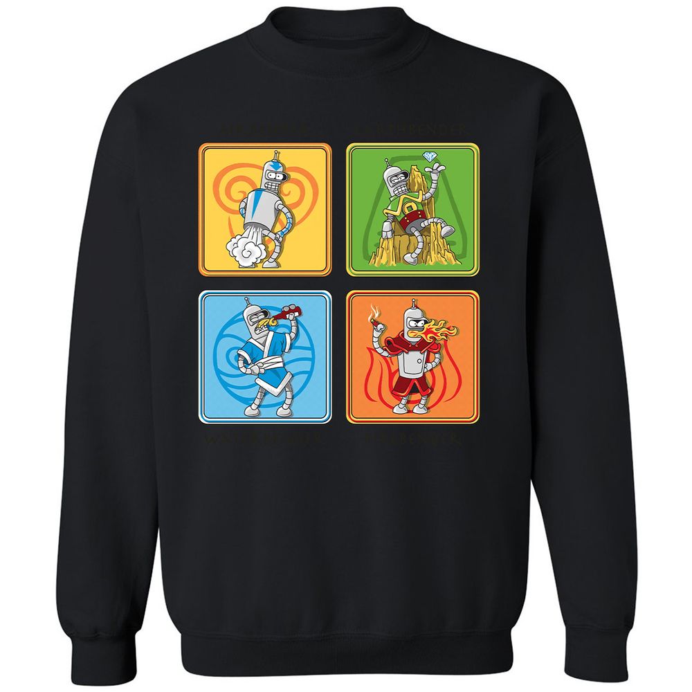 Classic Unisex Sweatshirt - EMV3DF6T - Black - 12