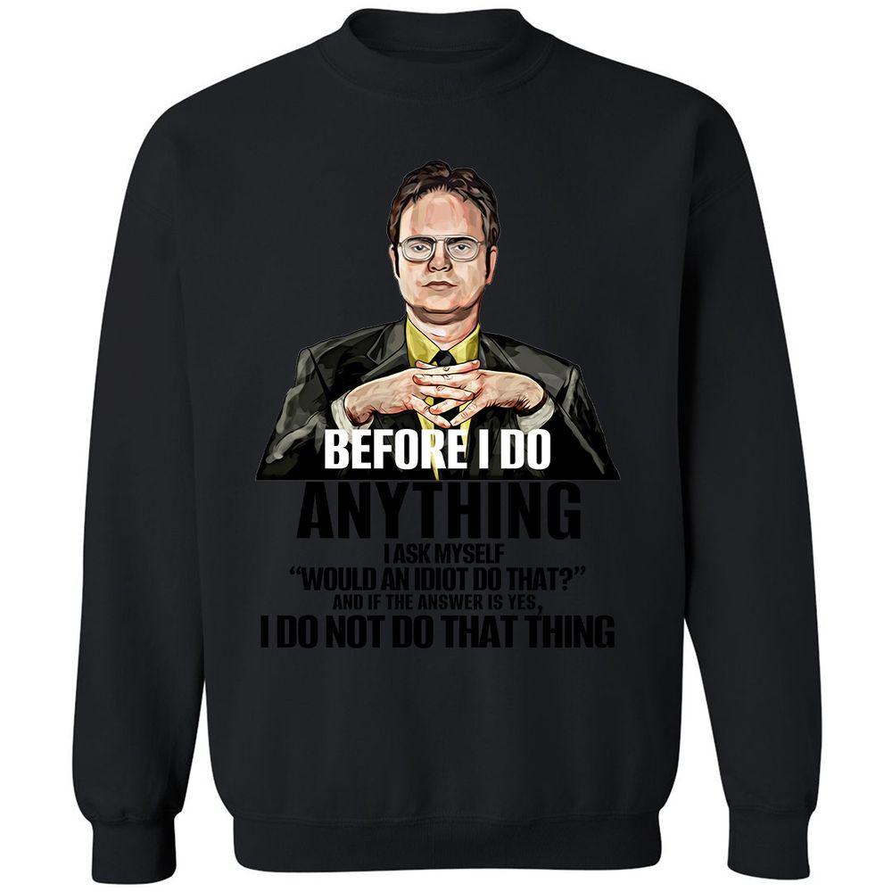 Classic Unisex Sweatshirt - 46J5DZ3Y - Black - 12