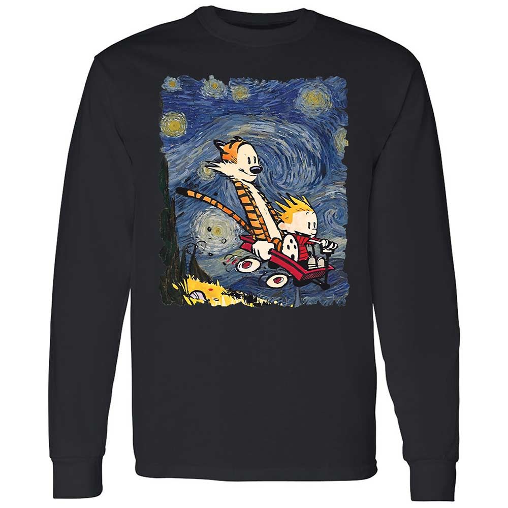Long Sleeve T-Shirt - TFY5XZCE - Black - 12