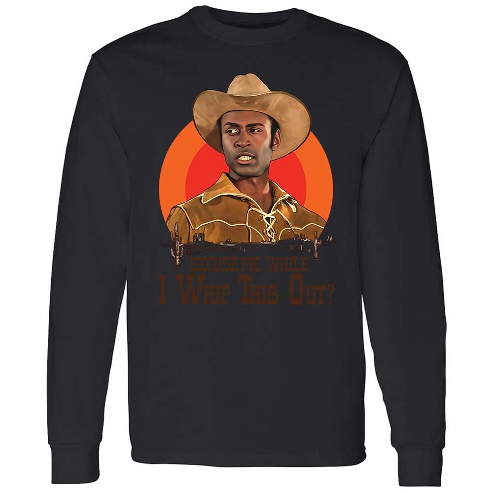 Excuse Me While I Whip This Out - Black - 12