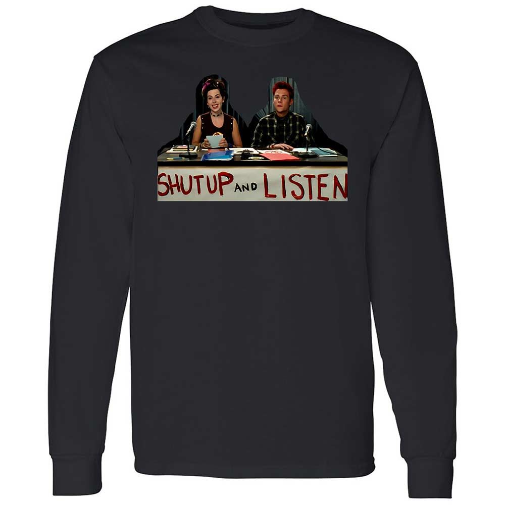 Long Sleeve T-Shirt - X1C5QY8Z - Black - 12