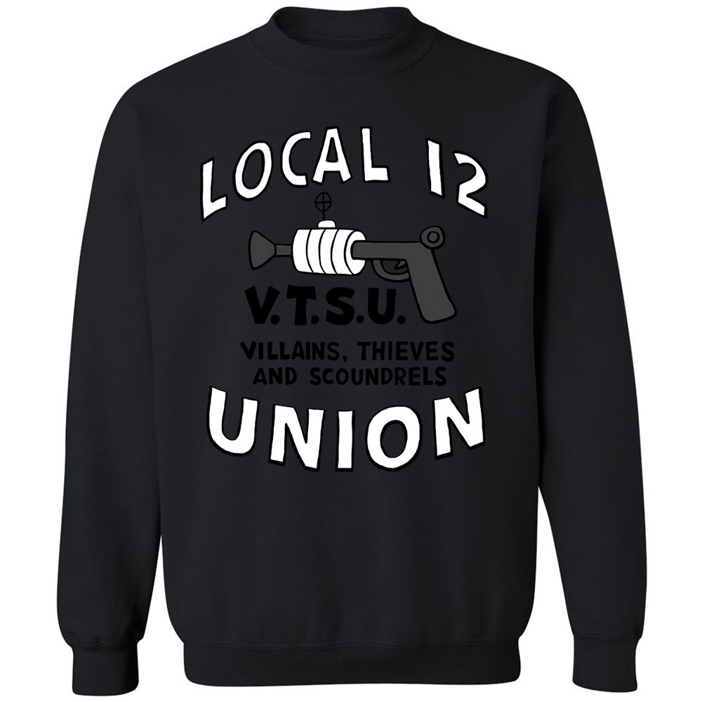 Classic Unisex Sweatshirt - 66ESD1WQ - Black - 12