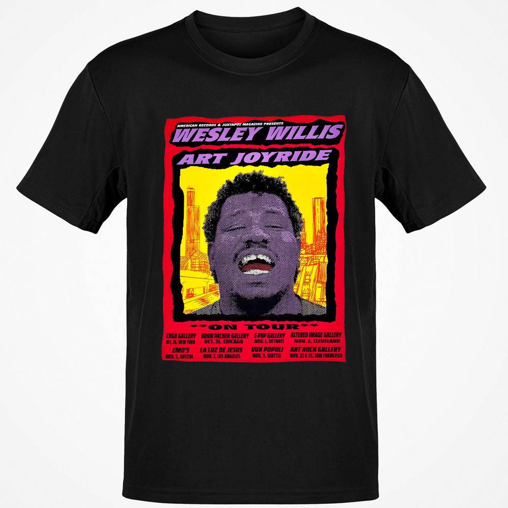 WESLEY WILLIS - ART JOYRIDE - Black - 12