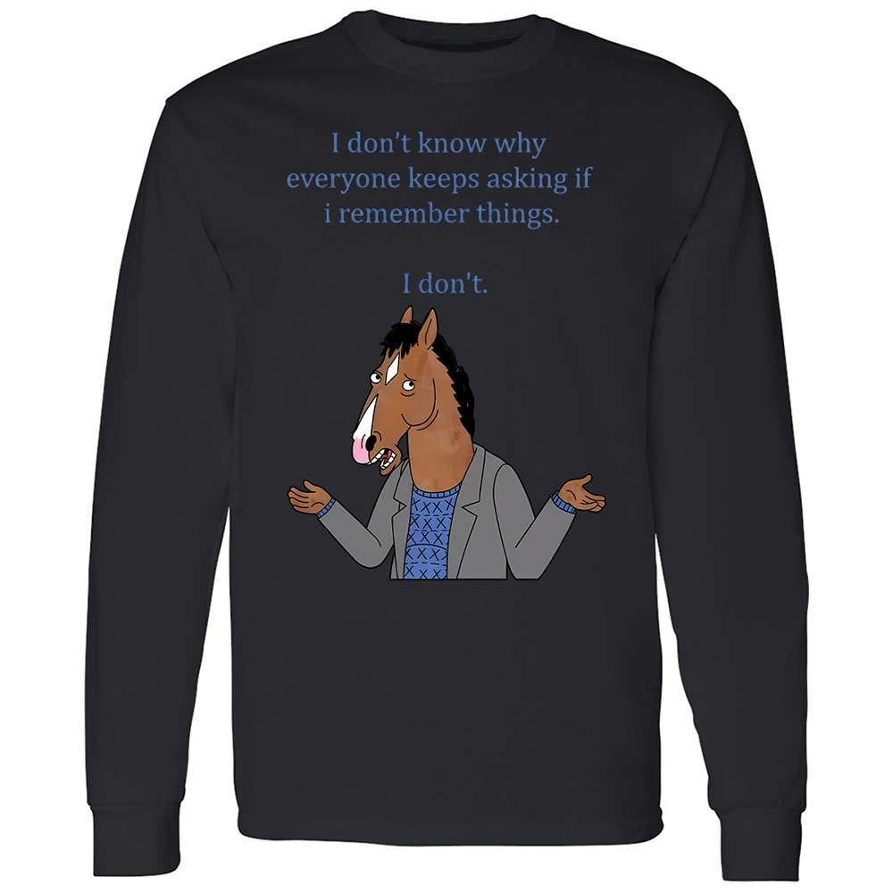 Long Sleeve T-Shirt - MCT7BL5B - Black - 12