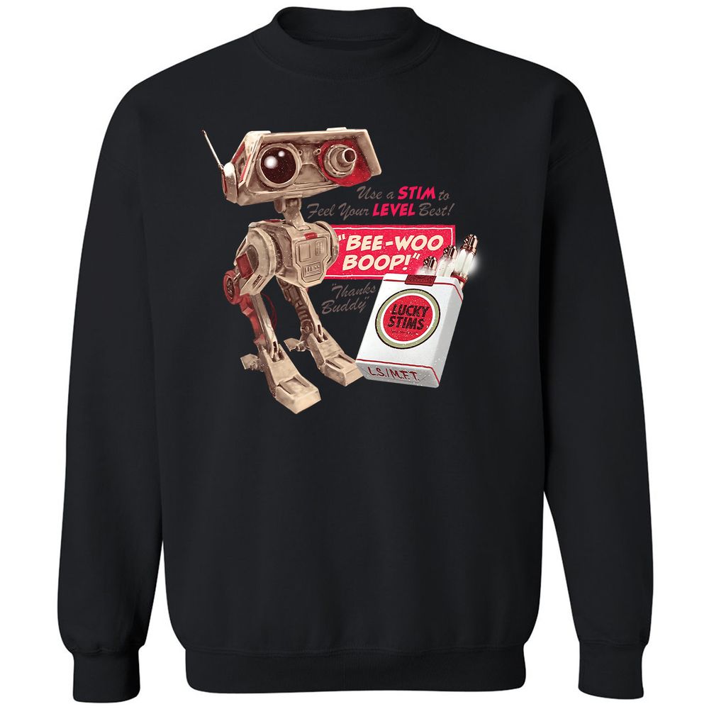 Classic Unisex Sweatshirt - F1QCYJT7 - Black - 12