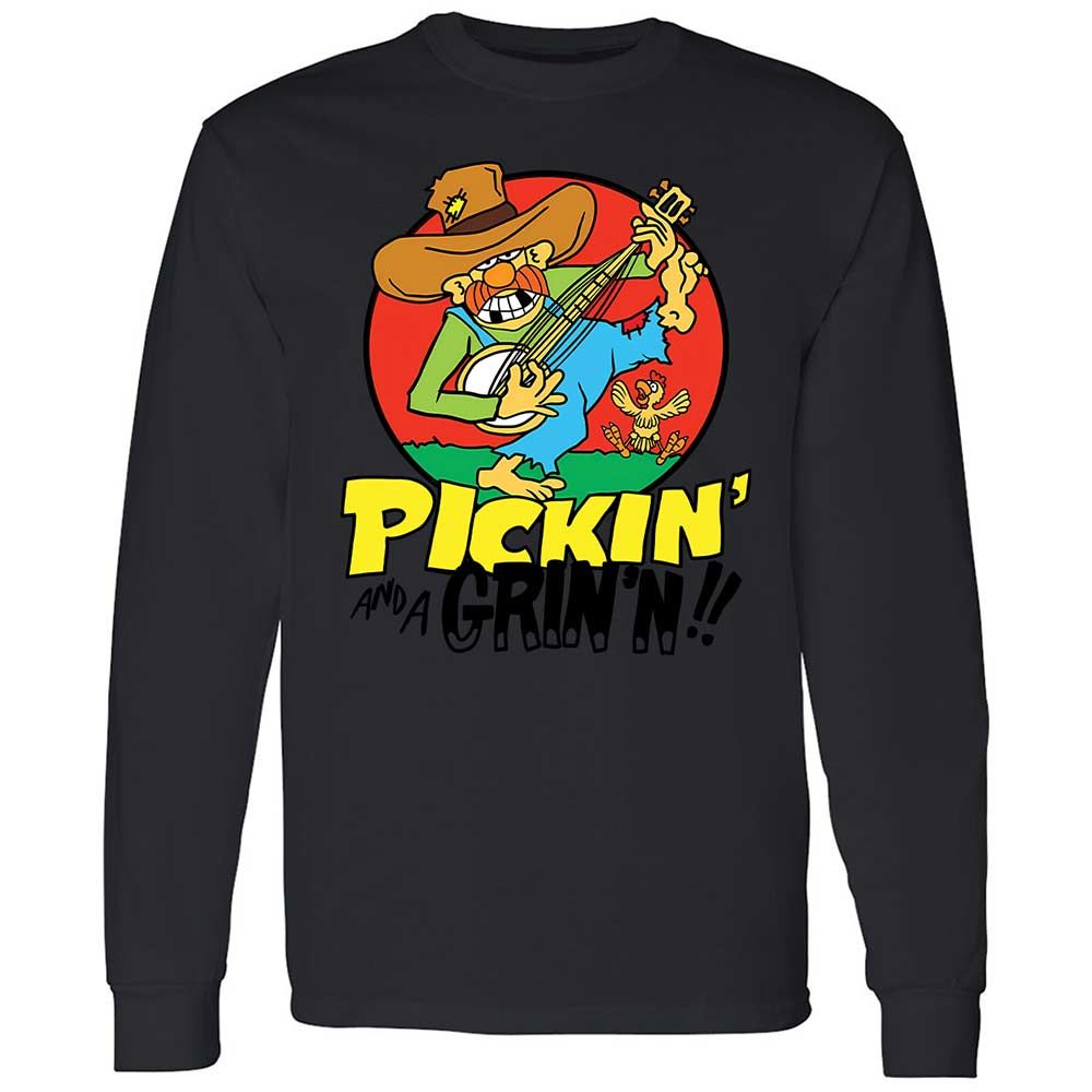 Pickin' and a Grinnin - Black - 12