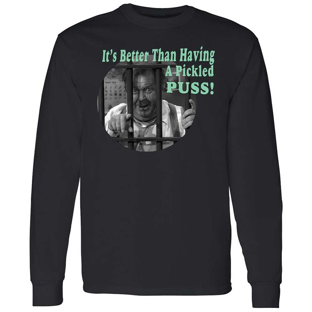Long Sleeve T-Shirt - TAH84Y8T - Black - 12