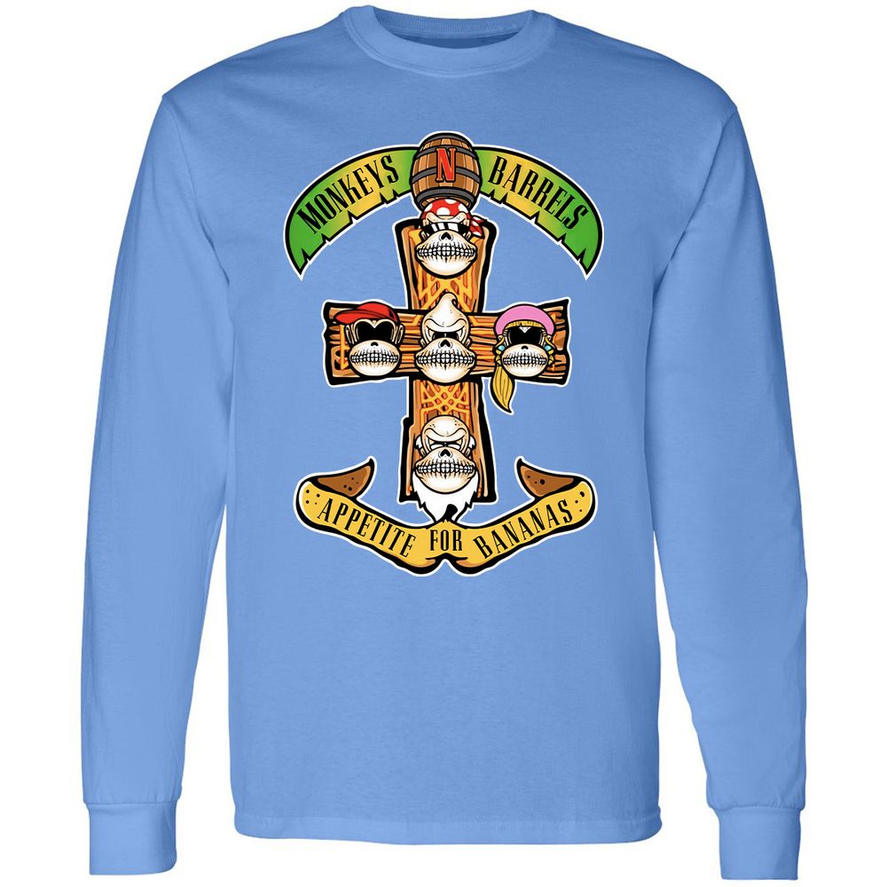 Long Sleeve T-Shirt - LTR859GH - Carolina Blue - 12