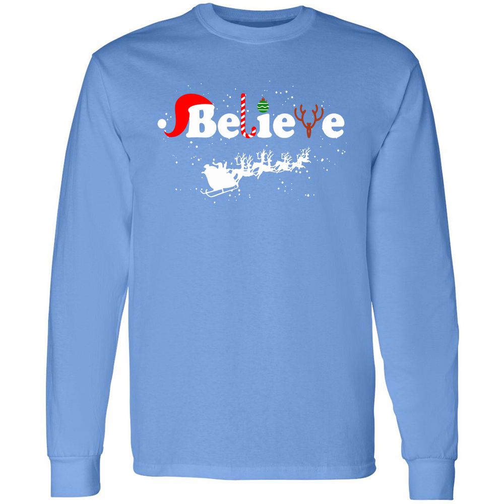 Long Sleeve T-Shirt - F346LKDV - Carolina Blue - 12