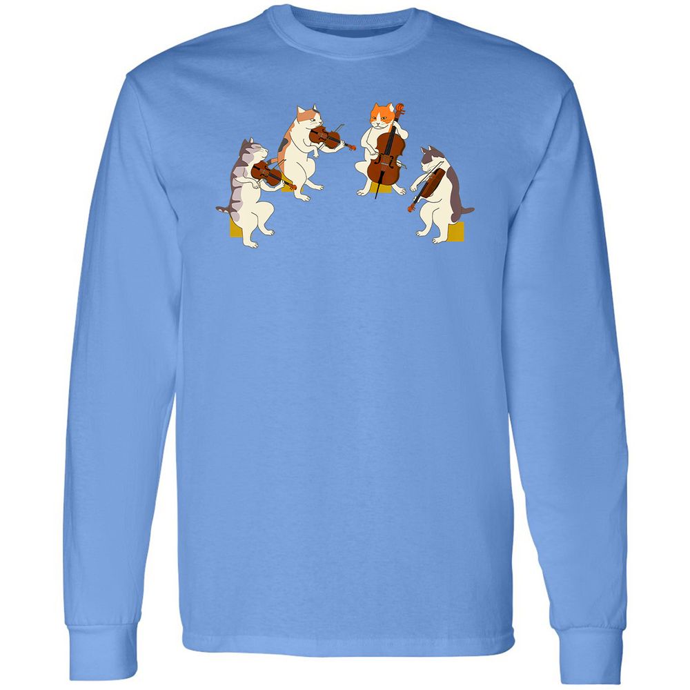 Long Sleeve T-Shirt - V2KNZXWS - Carolina Blue - 12