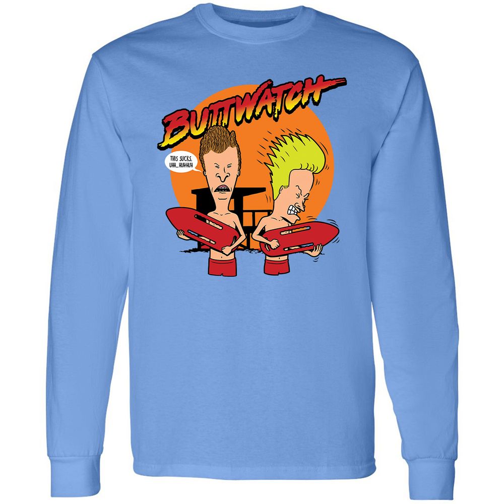 Long Sleeve T-Shirt - T4BRBJL9 - Carolina Blue - 12