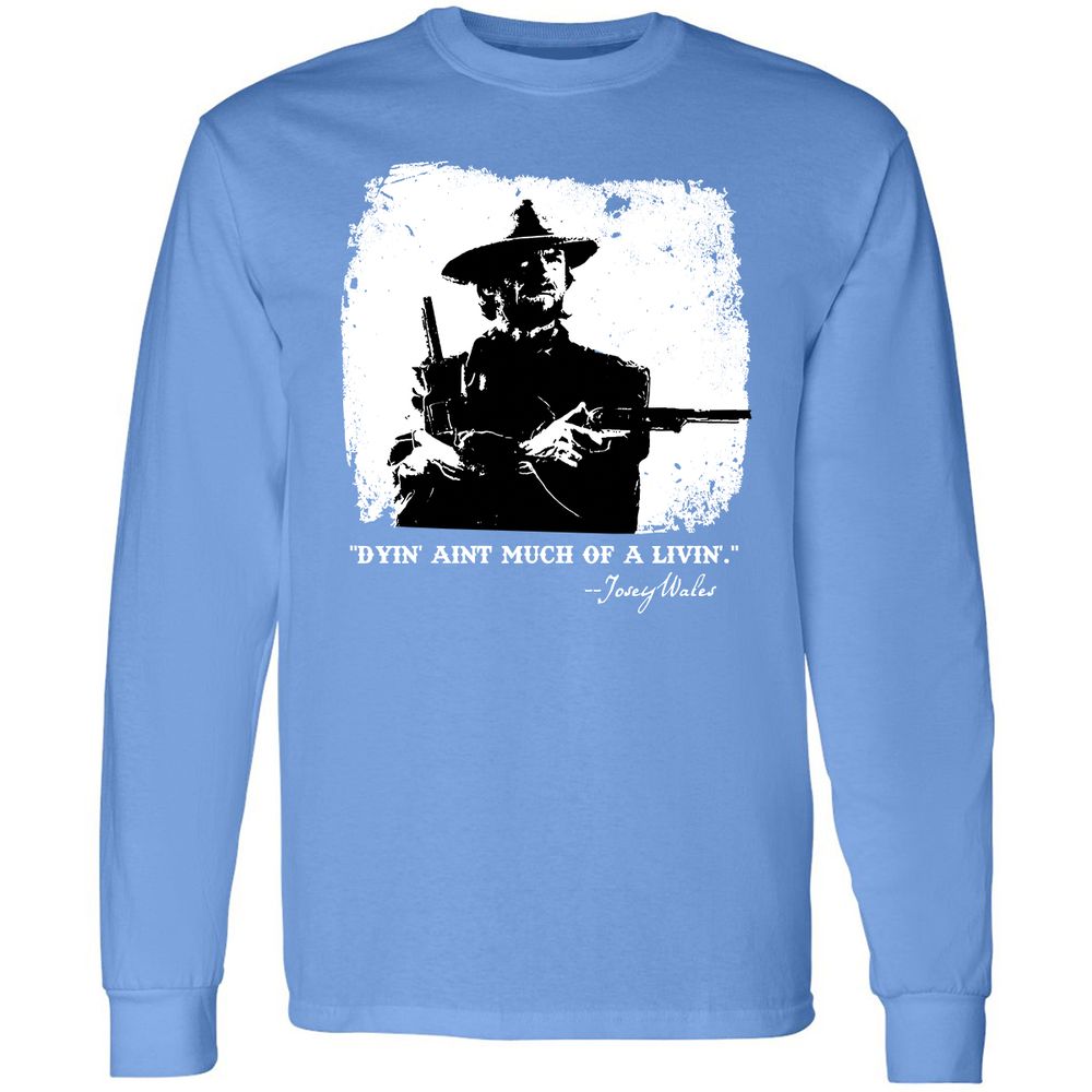 Long Sleeve T-Shirt - 8AY1JKTQ - Carolina Blue - 12